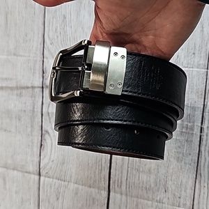 EUC Dickies reversible belt, black/brown